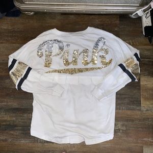 Bling varsity long sleeve